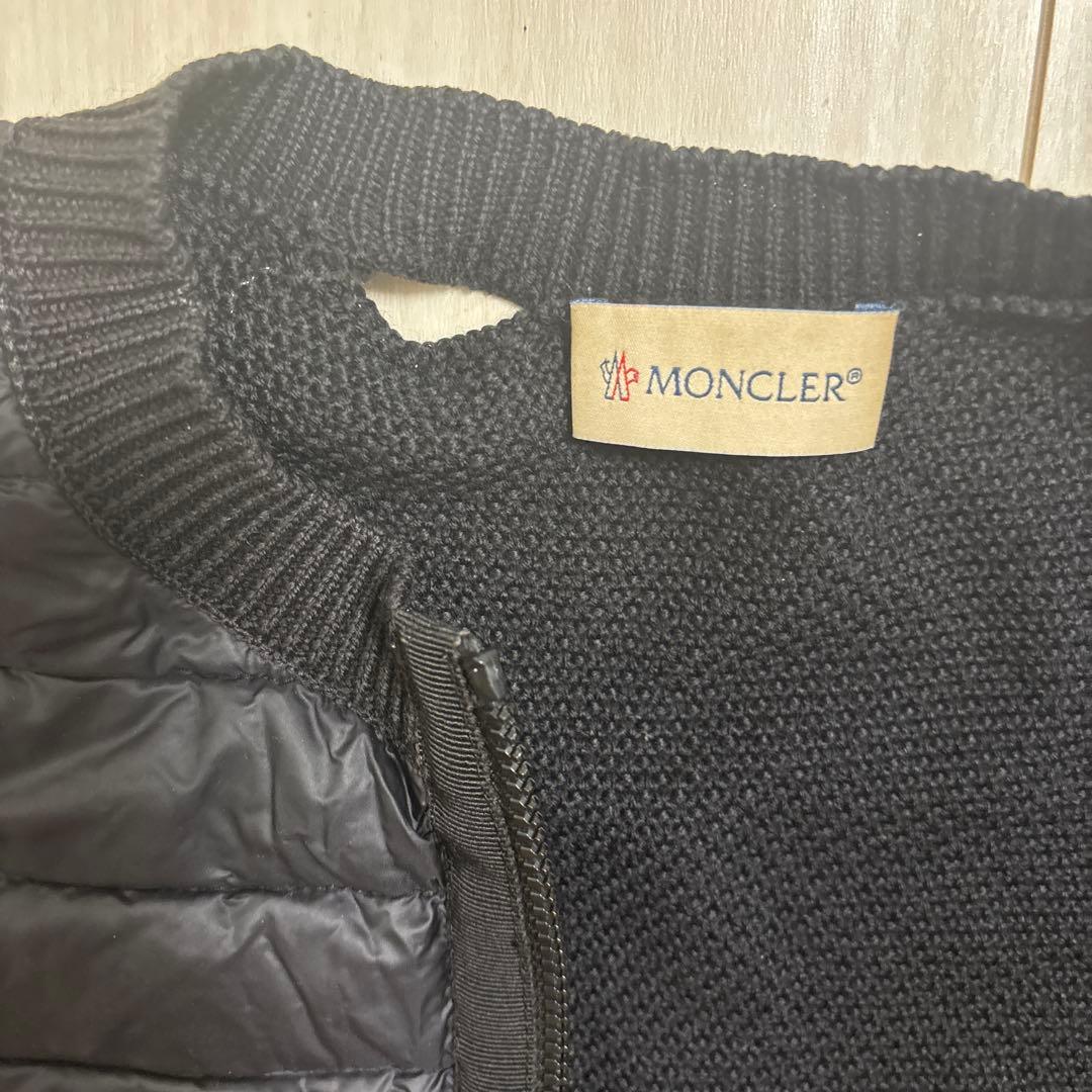 Moncler ブラック カーディガン 長袖