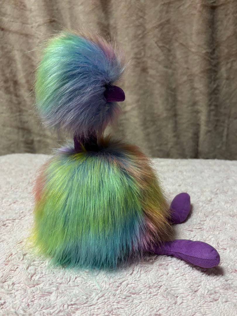 ジェリーキャット Pompom Bird Rainbow 虹色 Pom