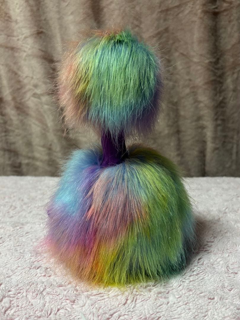ジェリーキャット Pompom Bird Rainbow 虹色 Pom