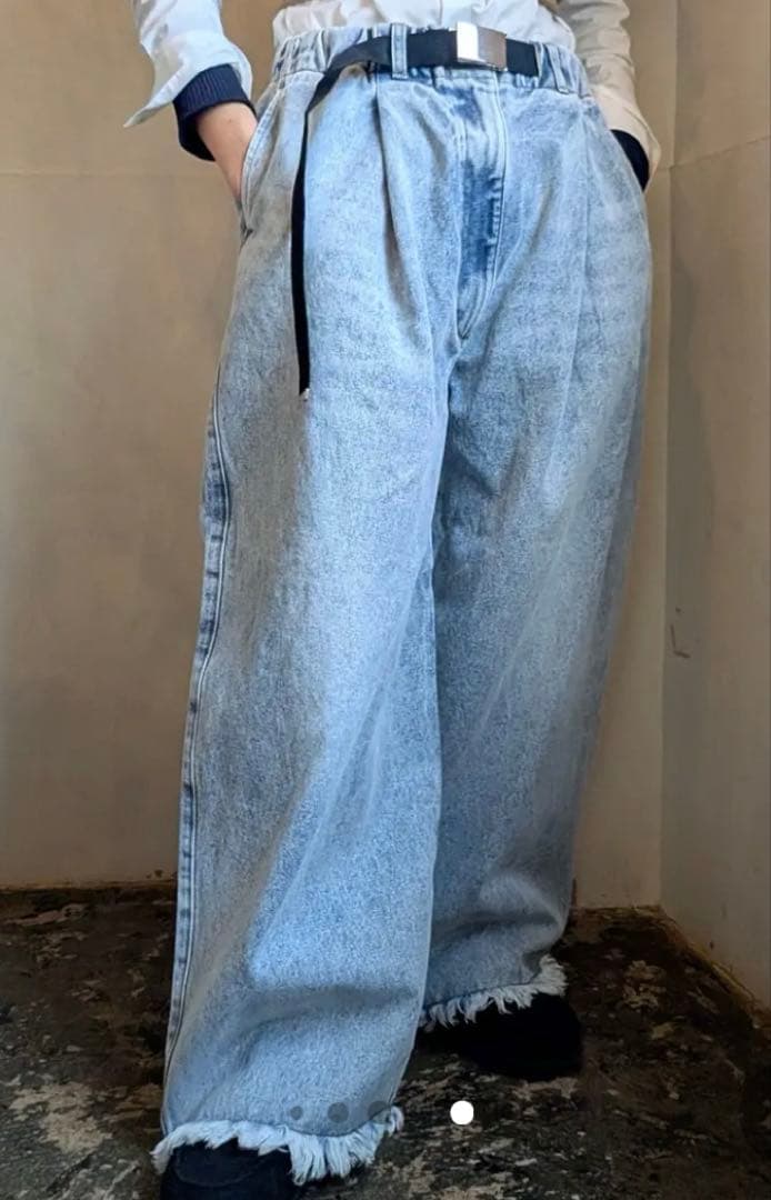 ree♡ M53. NEW NEW BELTED DENIM