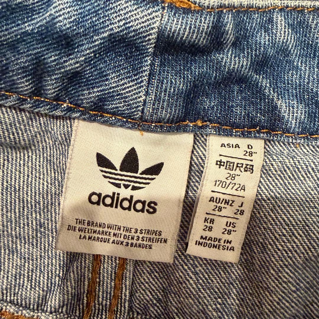 adidas レディースデニム　sサイズ相当
