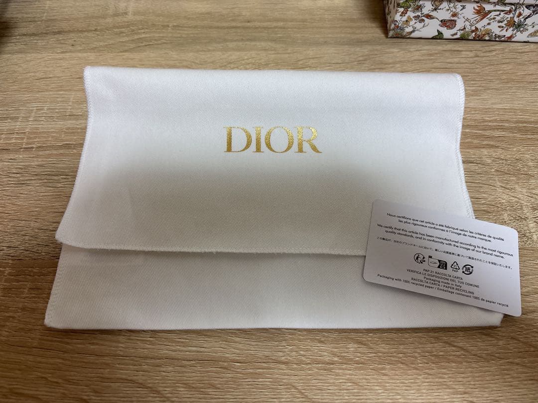 DIOR ブラック 二つ折り財布 +付属品