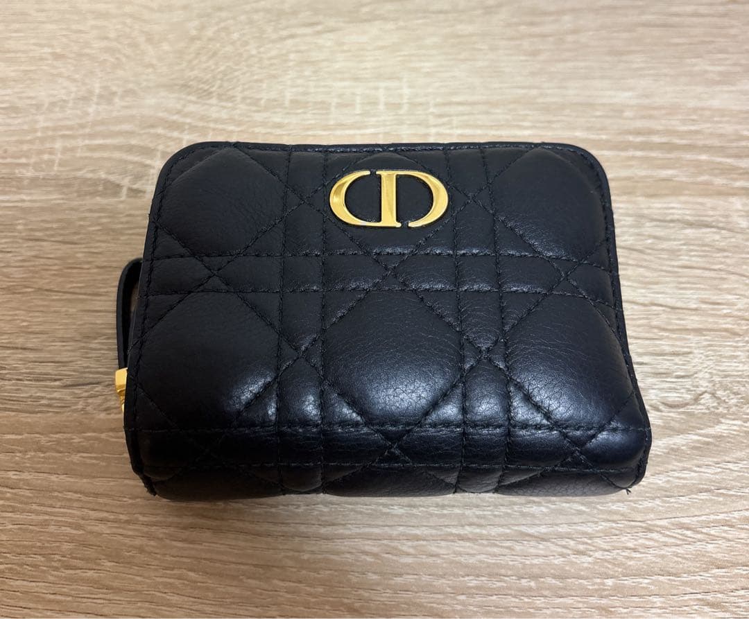 DIOR ブラック 二つ折り財布 +付属品