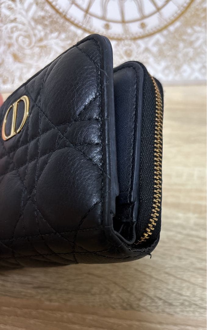 DIOR ブラック 二つ折り財布 +付属品