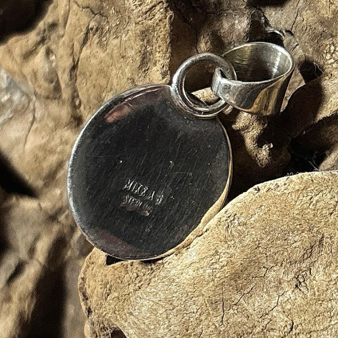 ナバホ　インディアンジュエリー　モレンシー　ターコイズ　ペンダント　navajo