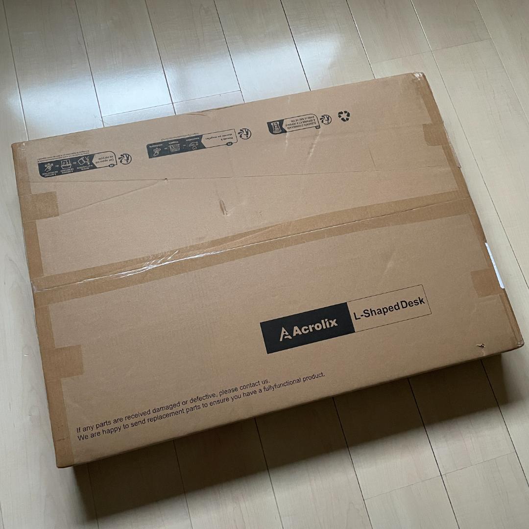 新品 100×70cm L字 ゲーミングデスク 左右入替 収納多数 コンセント