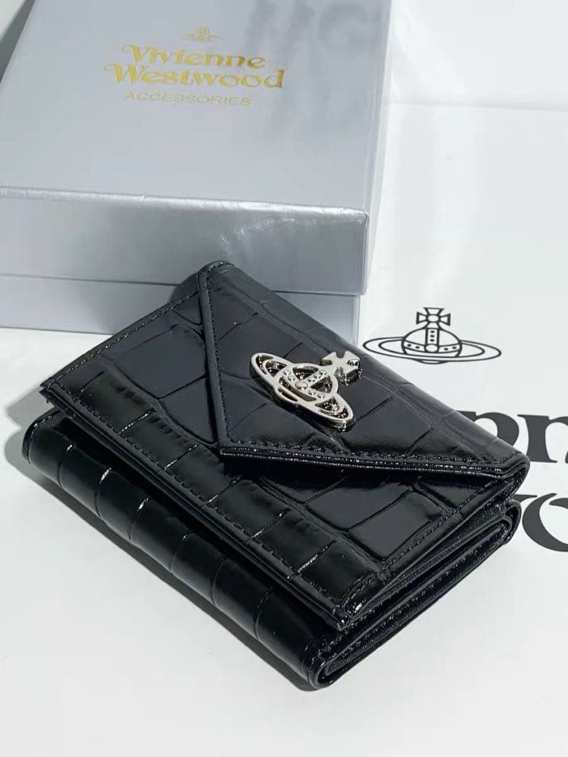 Vivienne Westwood 三つ折り財布 ブラック ＃22332