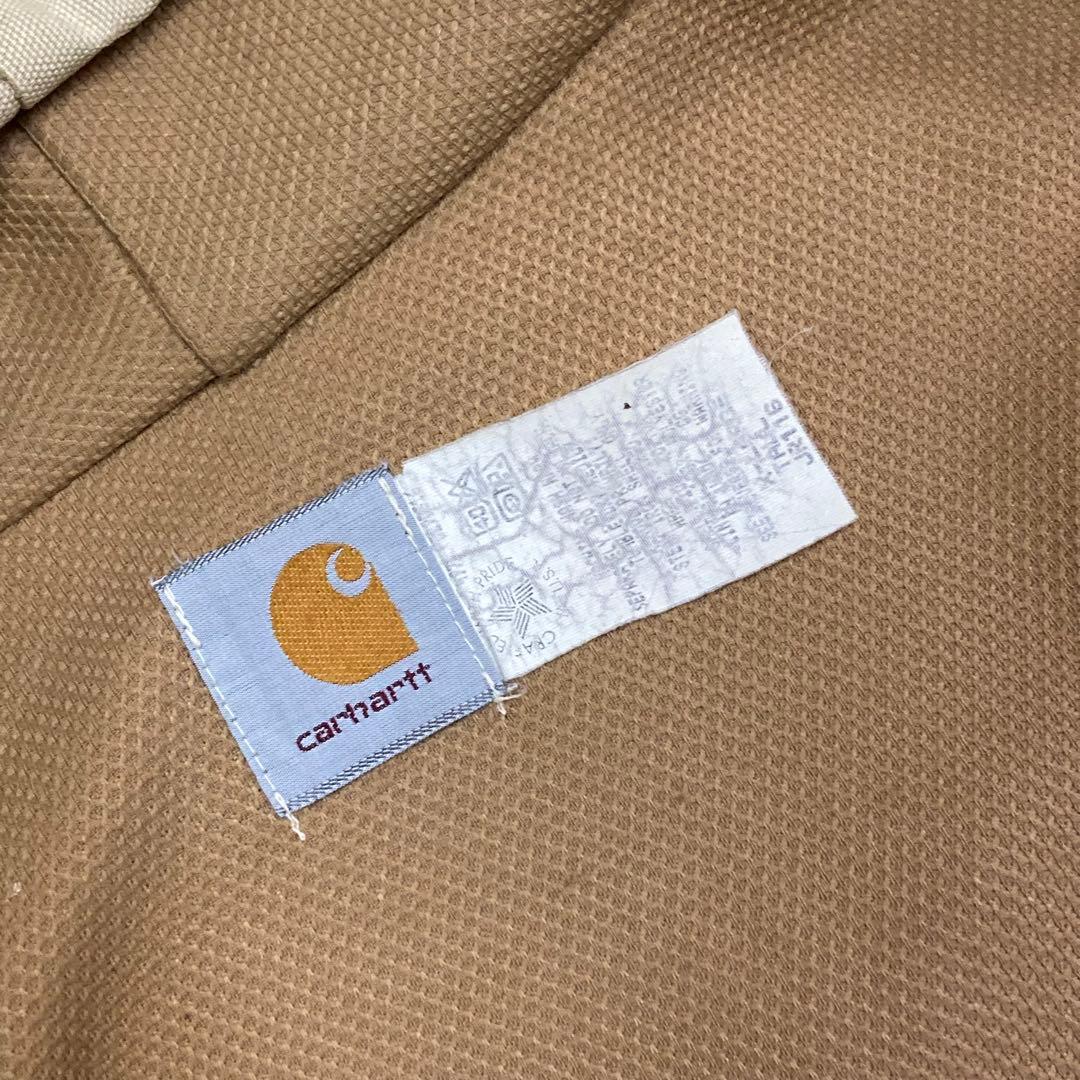 90s USA製 Carhartt ダックアクティブジャケット サーマル裏地
