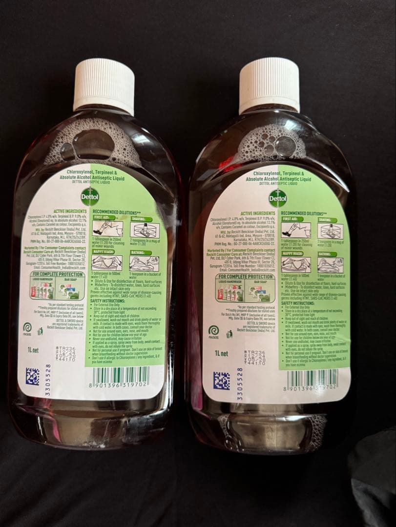 Dettol 100% 1リットル✖️2個セット