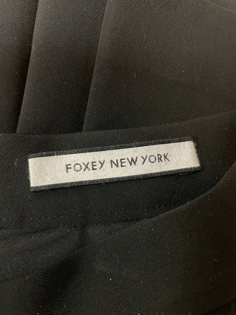 FOXEY NEW YORK　キュロット　黒　38