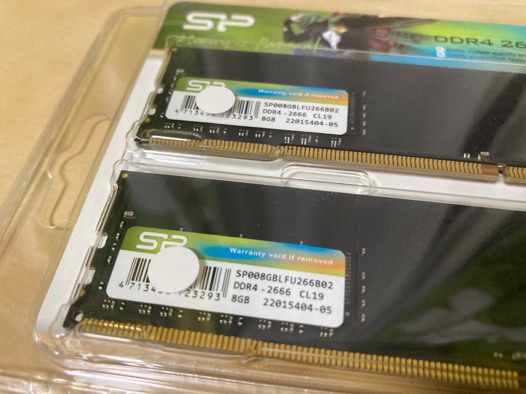 メモリー Silicon Power DDR4 2666 16GB (8GBx2)