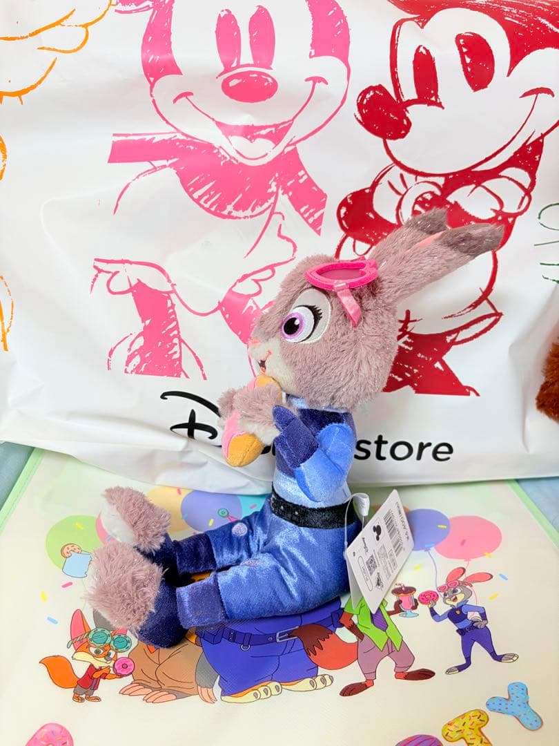 ディズニーストア ズートピアニック ジュディ ディズニー ペアぬいぐるみ