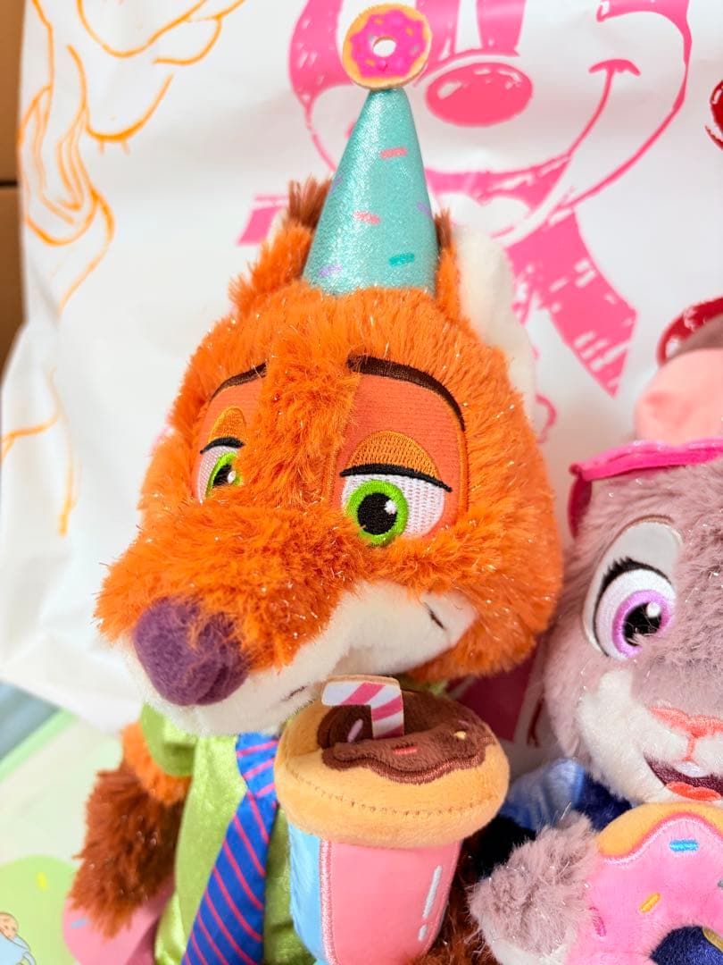 ディズニーストア ズートピアニック ジュディ ディズニー ペアぬいぐるみ