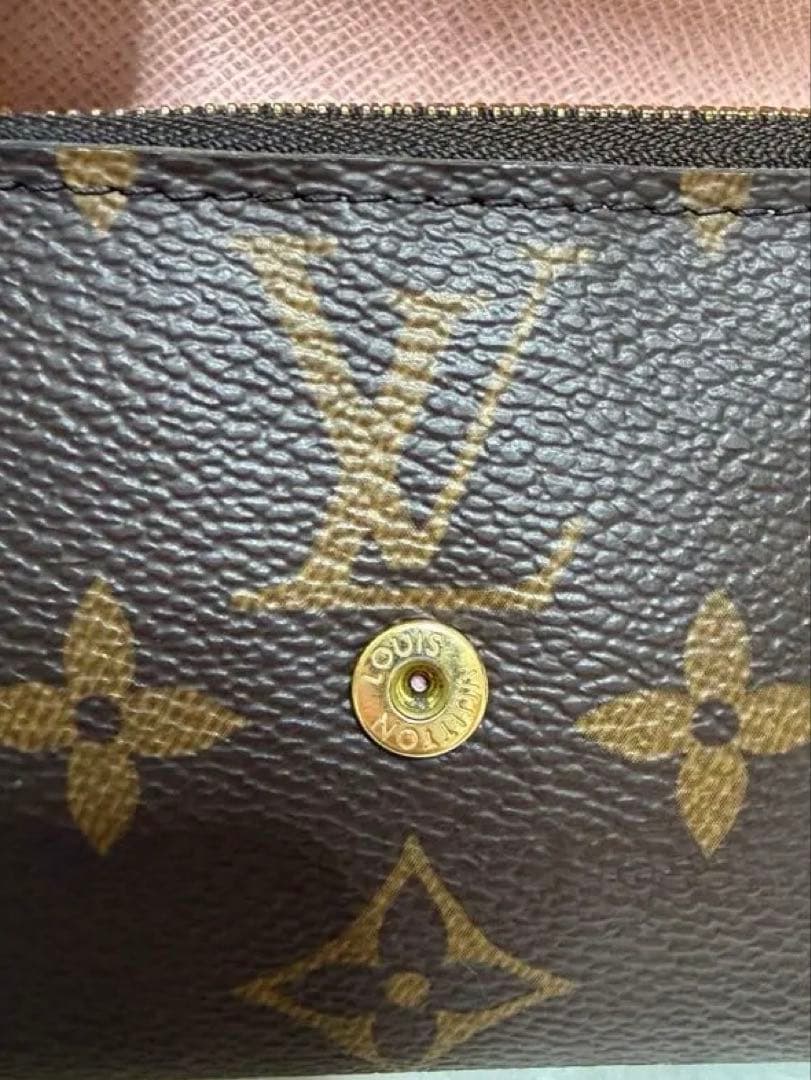 美品　LOUIS VUITTON ポルトフォイユ・ゾエ モノグラム　ピンク