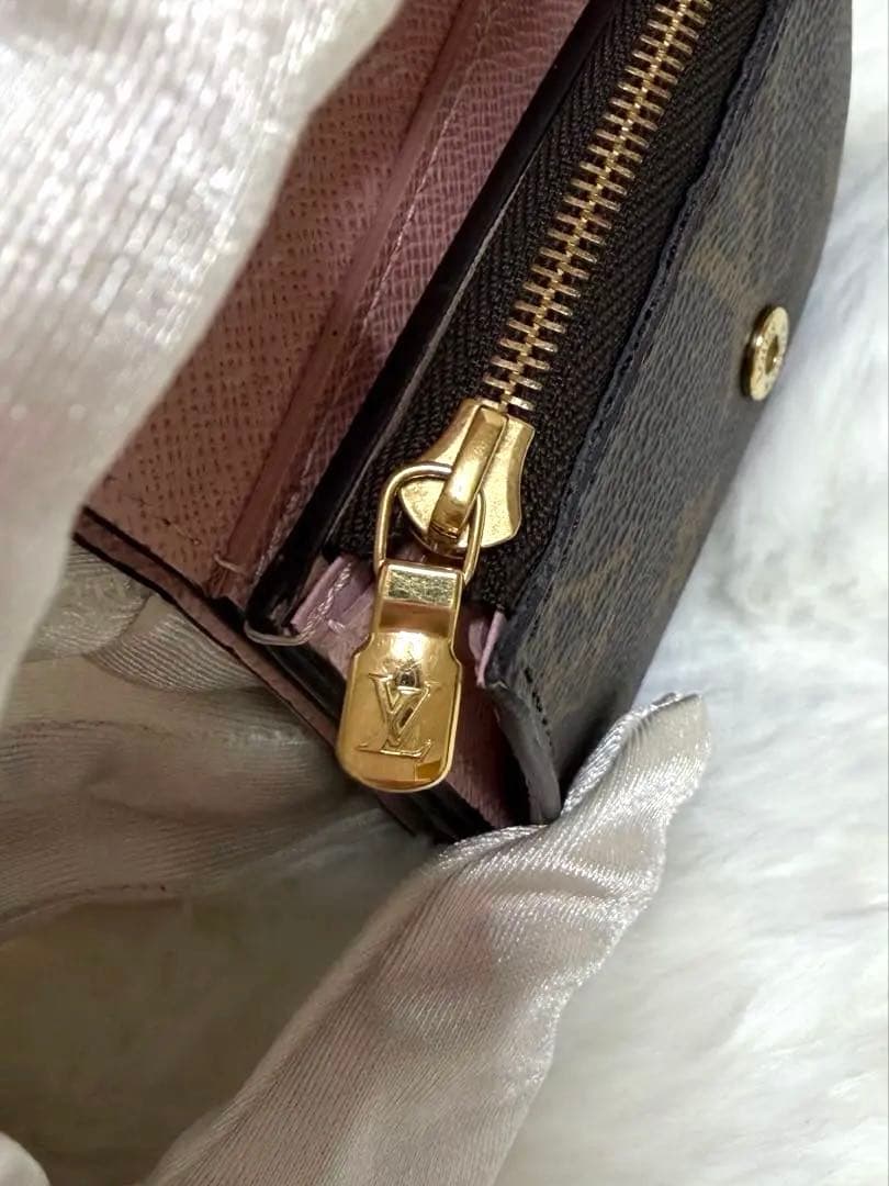 美品　LOUIS VUITTON ポルトフォイユ・ゾエ モノグラム　ピンク