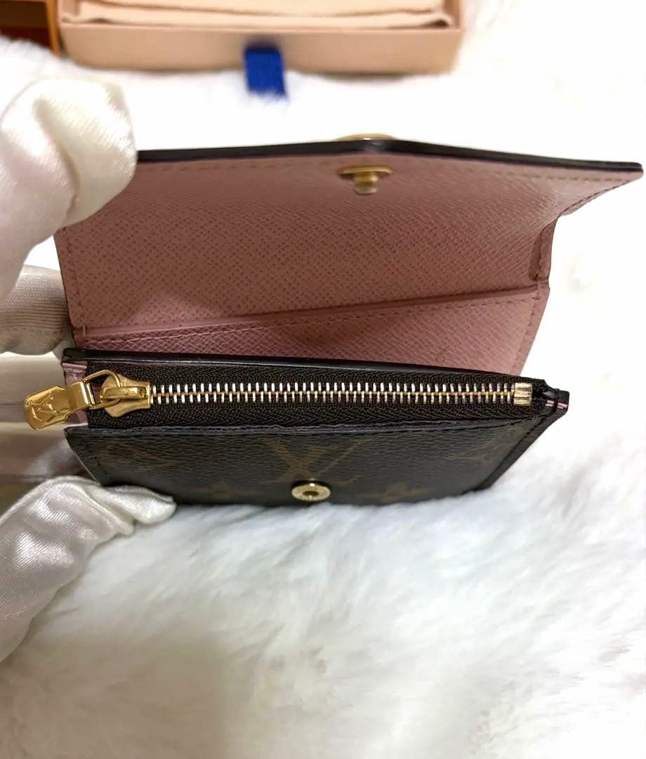 美品　LOUIS VUITTON ポルトフォイユ・ゾエ モノグラム　ピンク