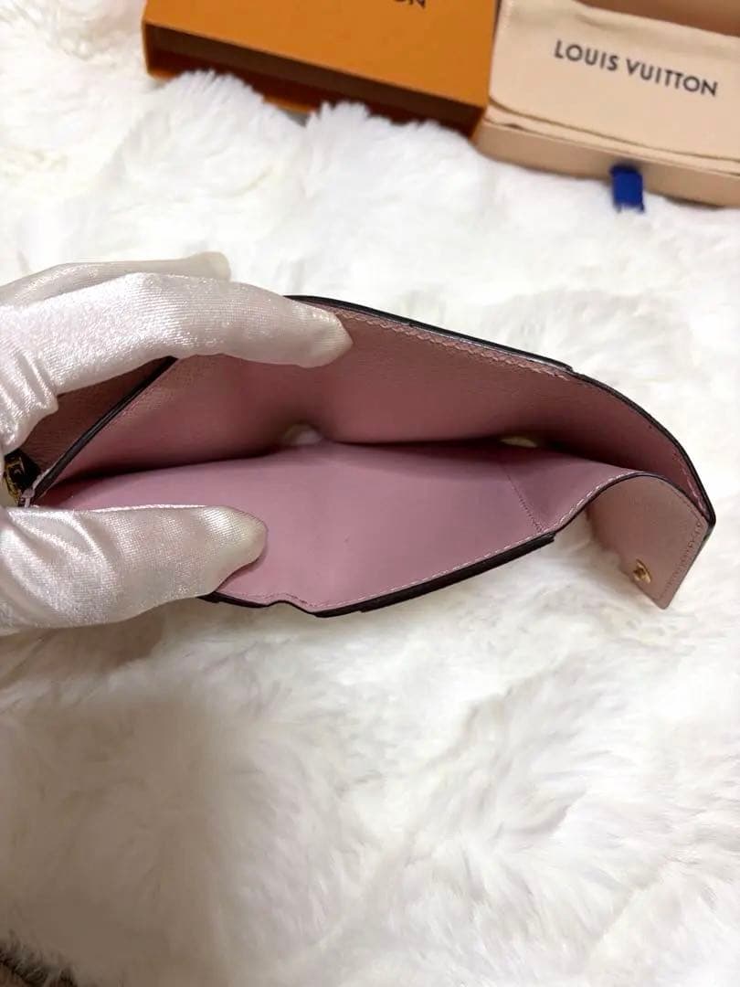 美品　LOUIS VUITTON ポルトフォイユ・ゾエ モノグラム　ピンク