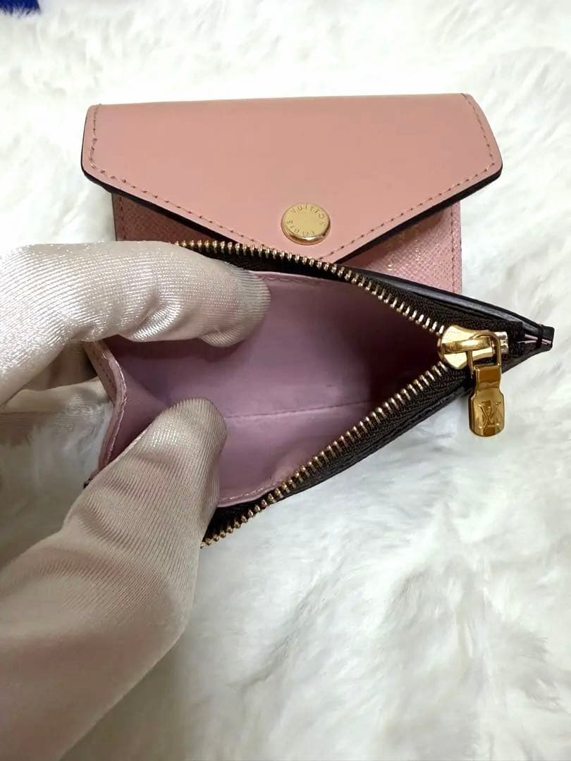 美品　LOUIS VUITTON ポルトフォイユ・ゾエ モノグラム　ピンク