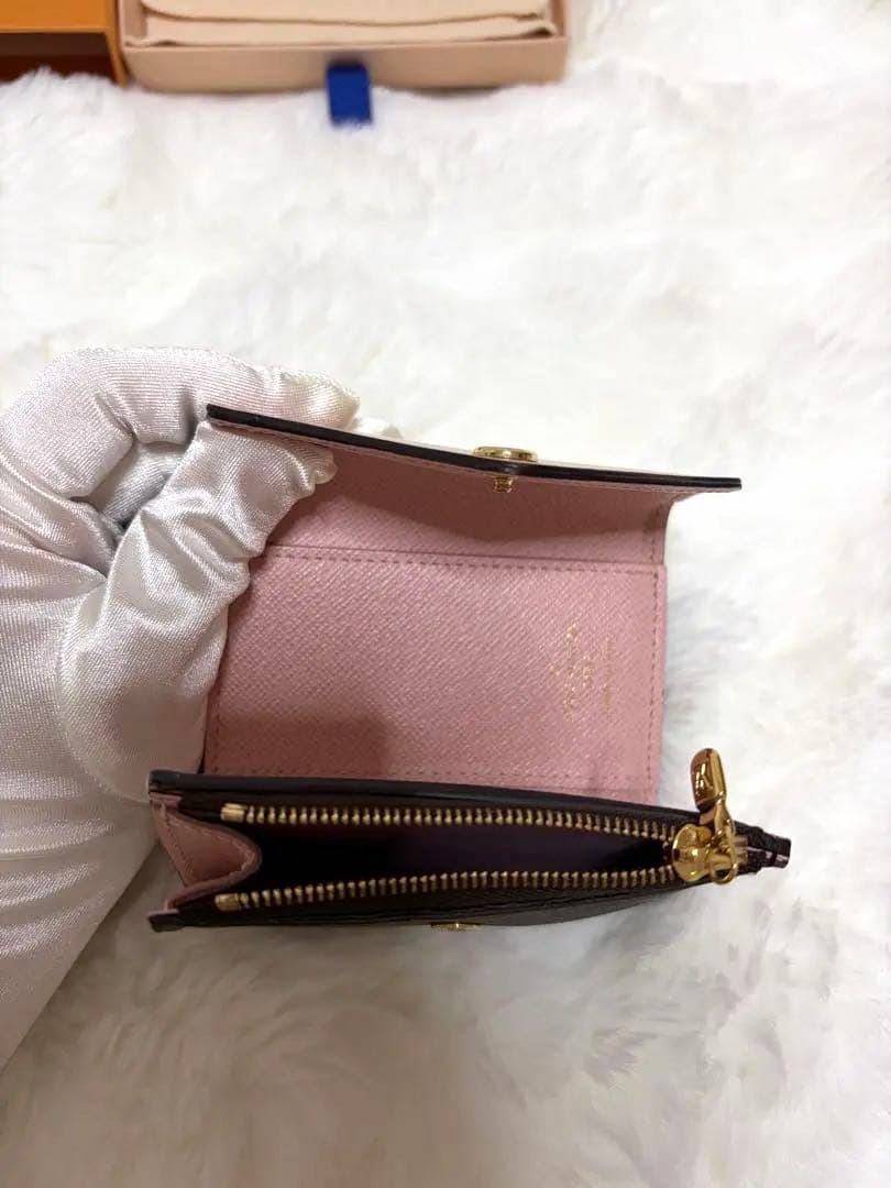 美品　LOUIS VUITTON ポルトフォイユ・ゾエ モノグラム　ピンク