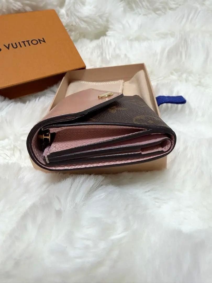美品　LOUIS VUITTON ポルトフォイユ・ゾエ モノグラム　ピンク