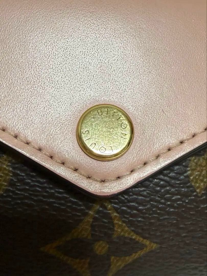 美品　LOUIS VUITTON ポルトフォイユ・ゾエ モノグラム　ピンク