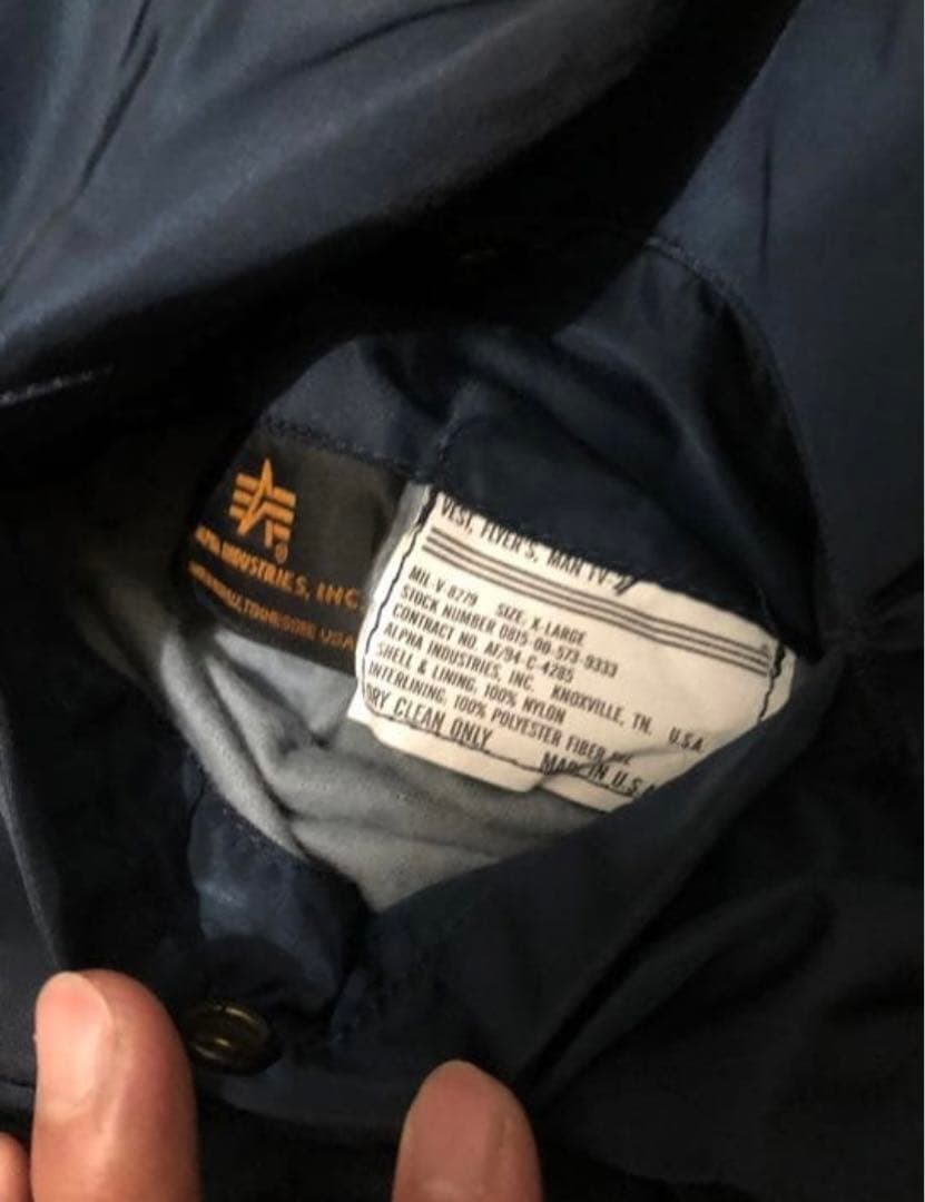 トップス alpha MA-1 VEST