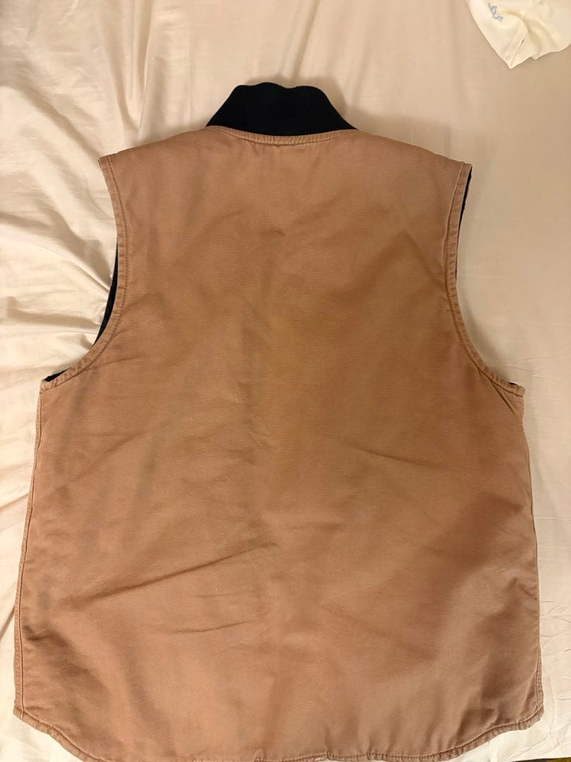 Carhartt ダックベストカーハート ワークベスト ブラウン【美品】アメカジ