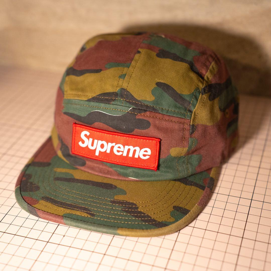 Supreme シュプリーム ボックスロゴ キャップ 迷彩 カモフラ