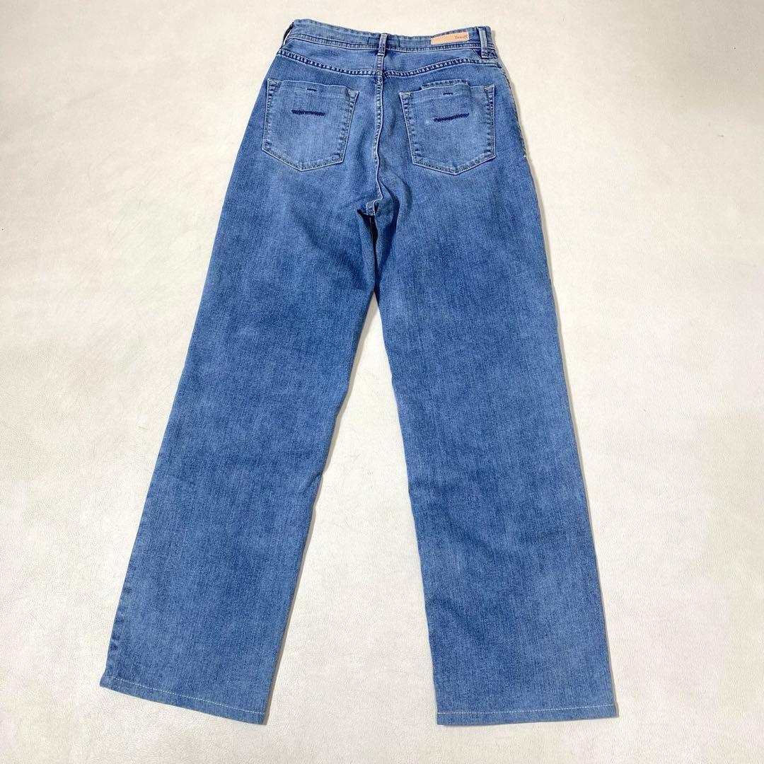 美品 YANUK ヤヌーク LEA ボーイズストレート デニムパンツ 25