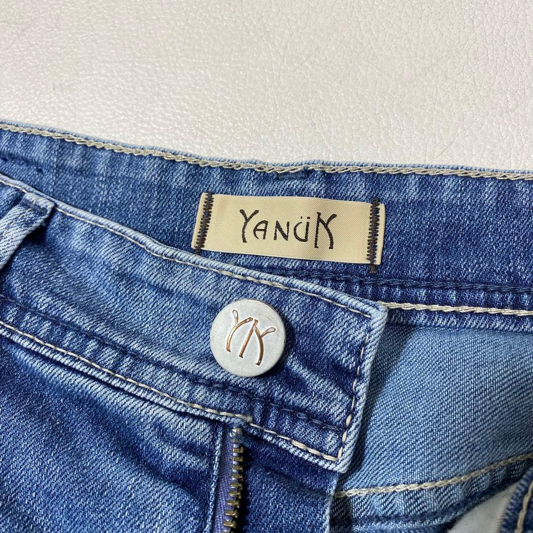 美品 YANUK ヤヌーク LEA ボーイズストレート デニムパンツ 25