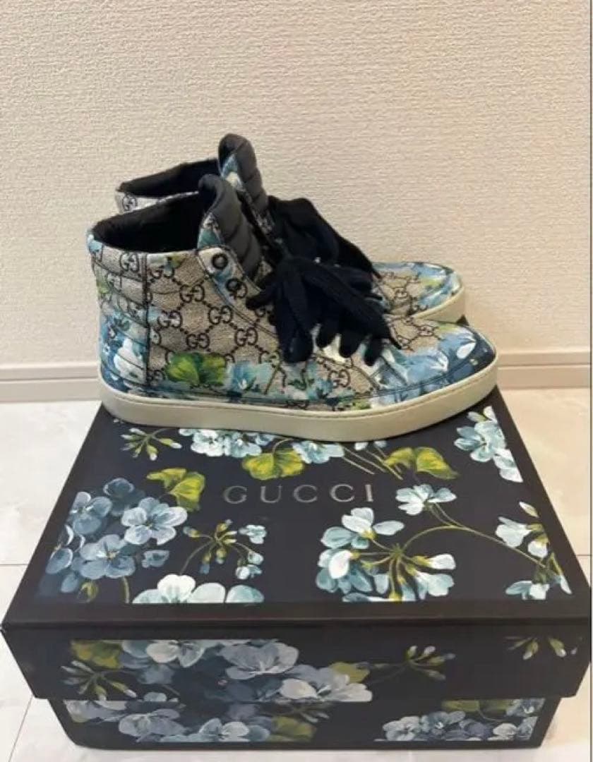 F*n様 【美品】GUCCI ハイカットスニーカー　靴　サイズ7.5