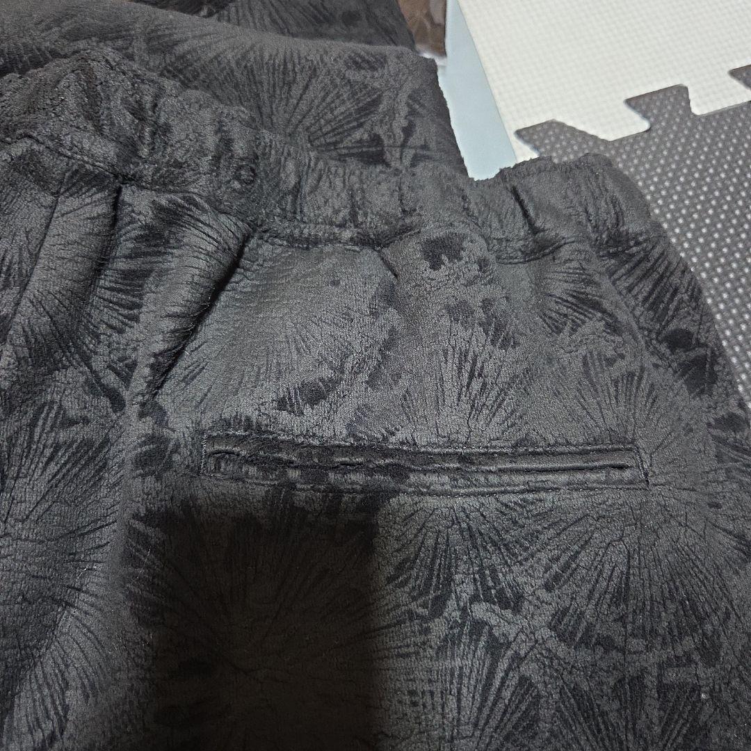 GAKKIN松煙墨BUDSPOOL ベロアセットアップ黒XL