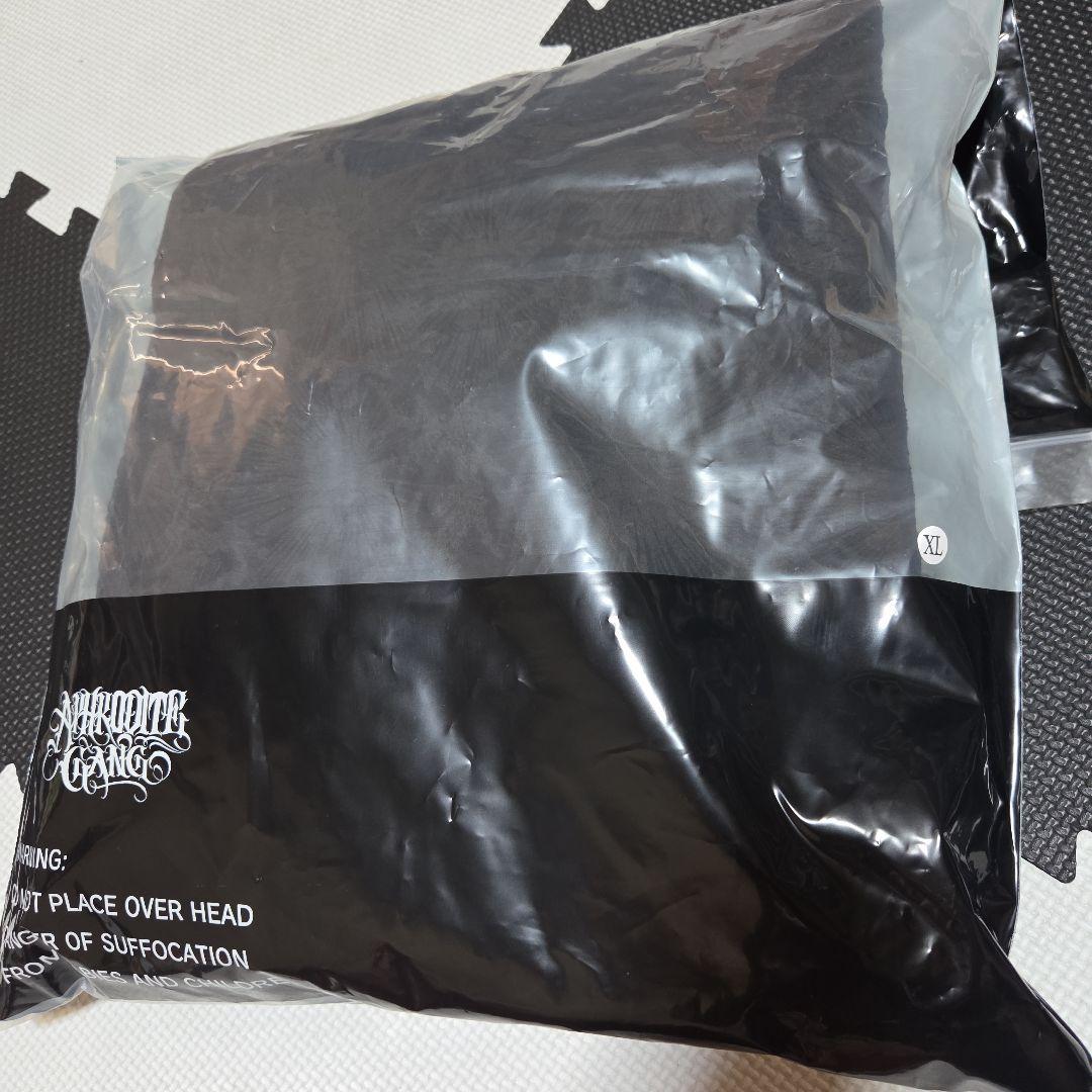 GAKKIN松煙墨BUDSPOOL ベロアセットアップ黒XL