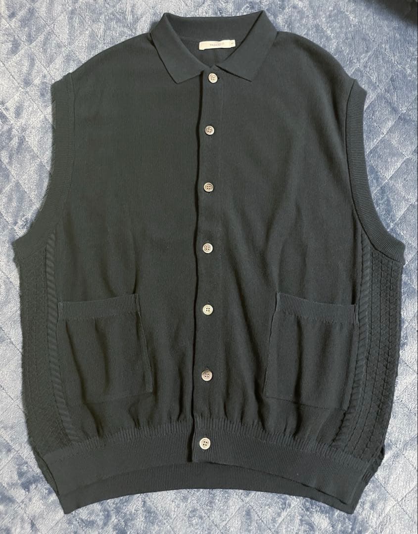 【YASHIKI(ヤシキ)】25SS Kinkai collar Vest