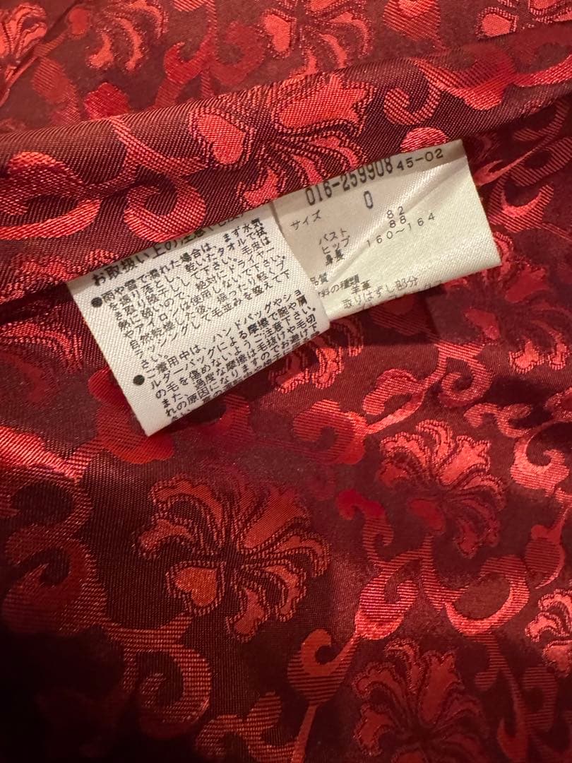 VIVIENNE TAM ✨ヴィヴィアンタム羊革コート　毛皮付き✨