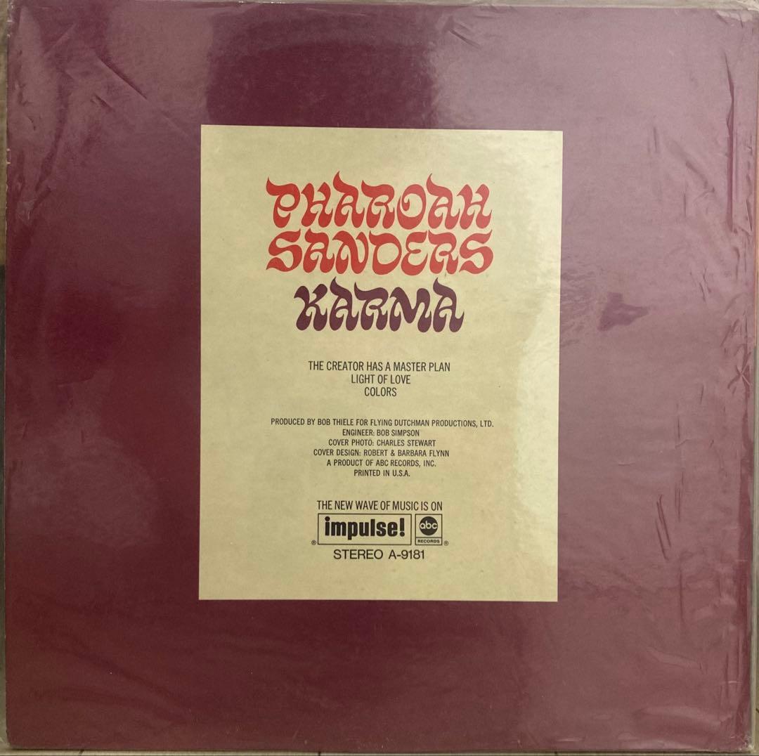【US盤】 Pharoah Sanders / Karma ファラオ・サンダース
