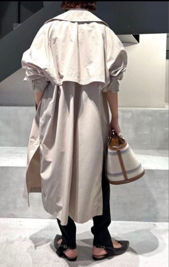 【IENA】✴︎イエナ'24SS PE/ポプリンオーバートレンチコート