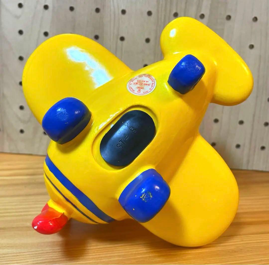 ⭐️キティ　【1976年製◉飛行機◉陶器製　貯金箱】⭐️