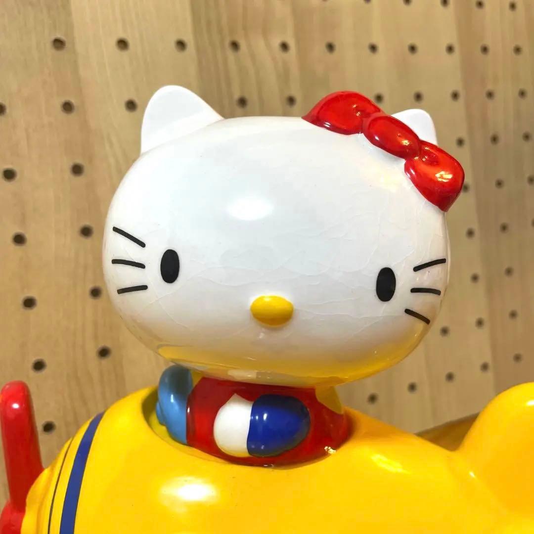 ⭐️キティ　【1976年製◉飛行機◉陶器製　貯金箱】⭐️