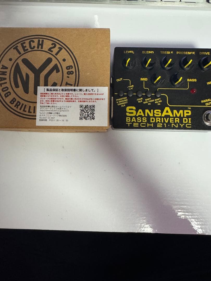 ベース TECH 21 NYC SansAmp BASS D DI