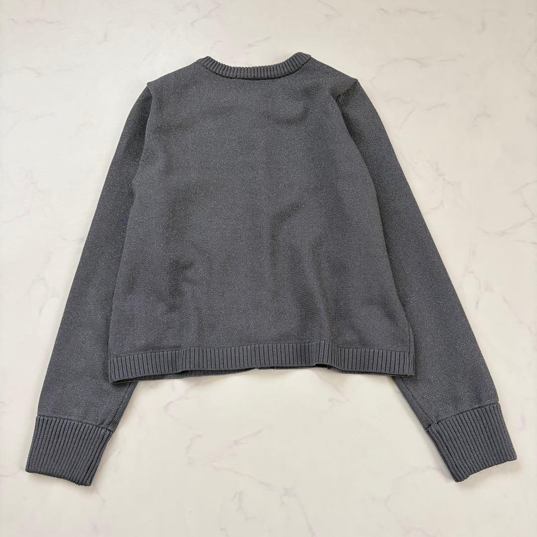 美品　JUSGLITTY 鹿沼さんコラボ　キラキラニットジャケット24SS