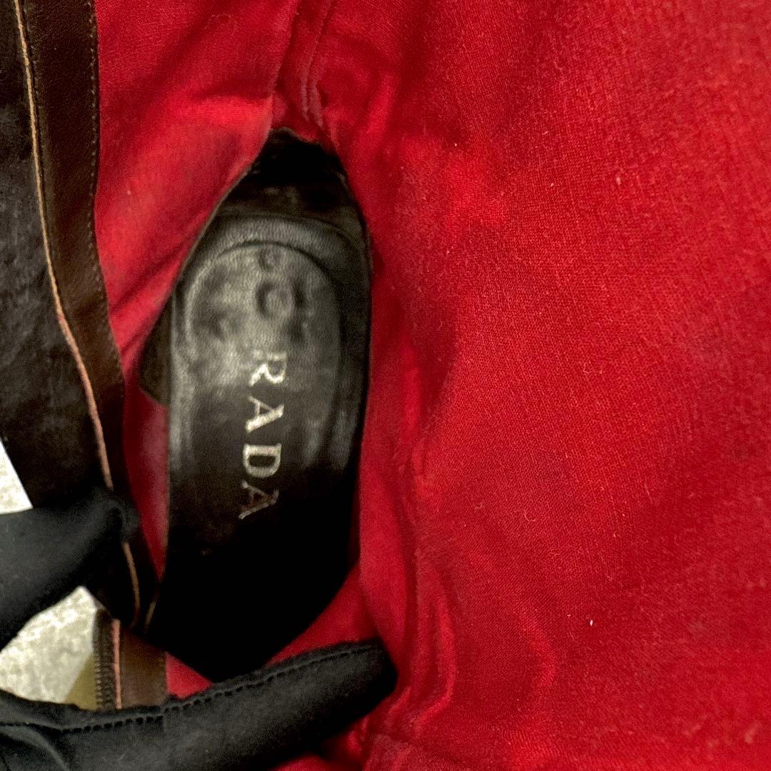 靴 PRADA FW99 DETACHABLE CARGO BAG BOOTS 36