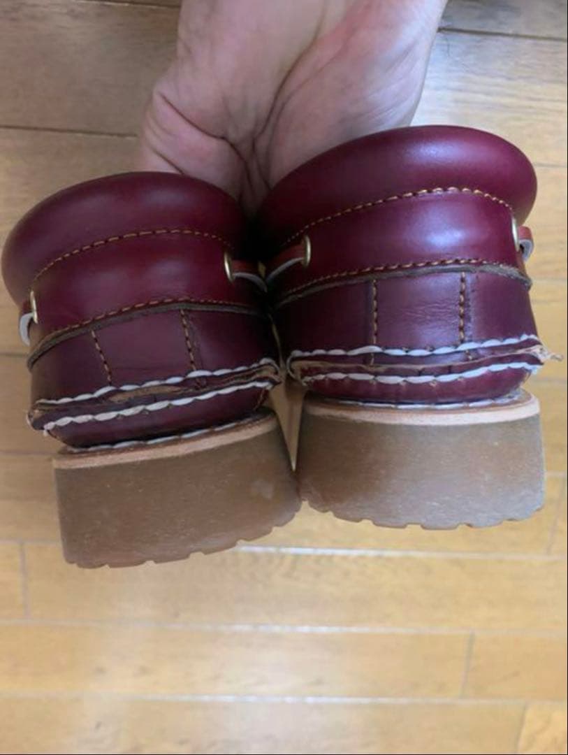 美品　ティンバーランド スリーアイ バーガンディー