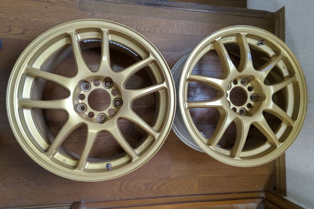 WORK エモーション 17インチ ゴールドホイール