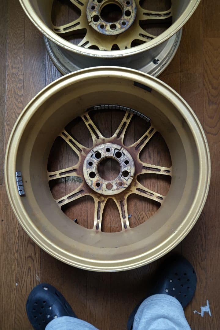 WORK エモーション 17インチ ゴールドホイール