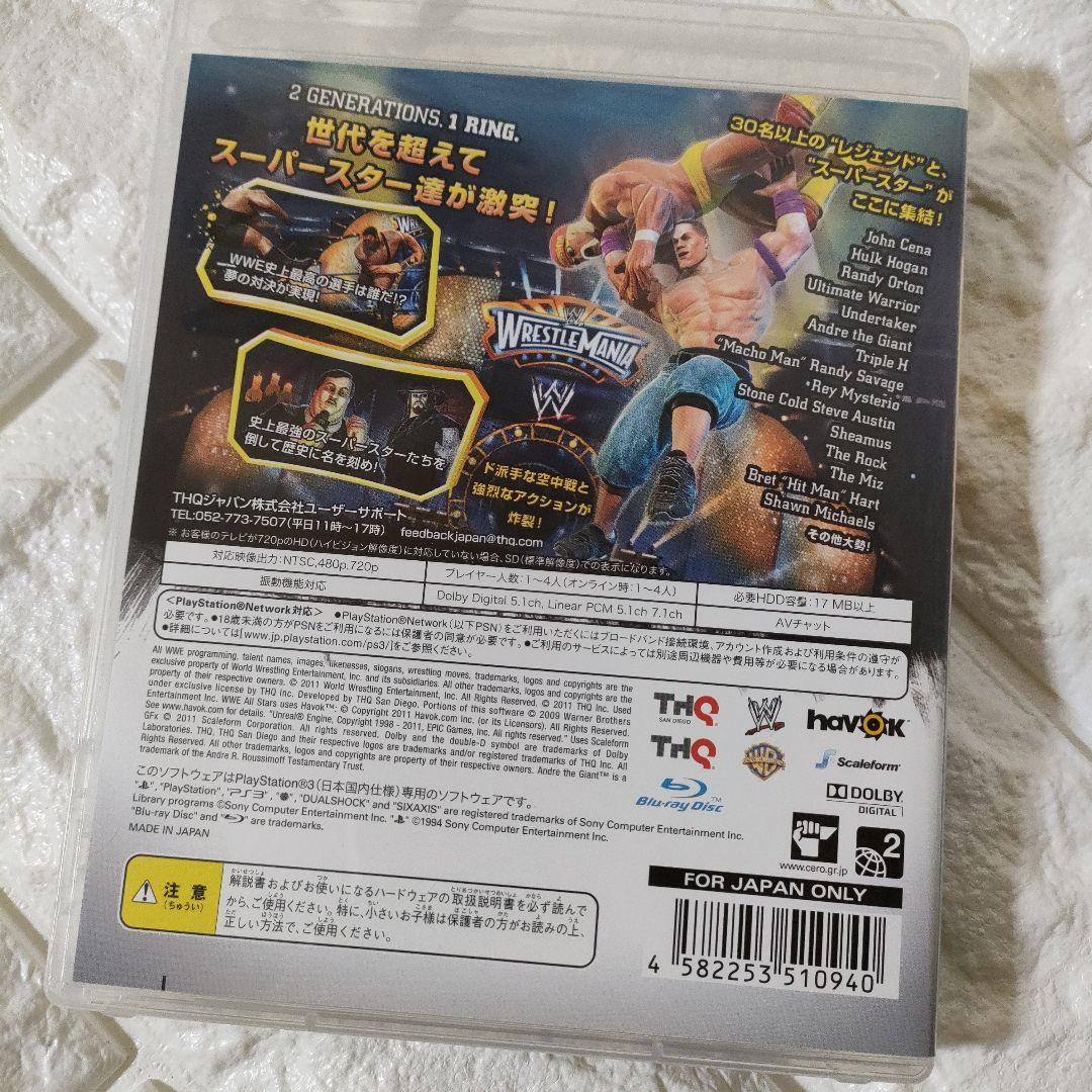 《PS３ゲーム》★THQ『 WWE All Stars 』※中古品・良品！