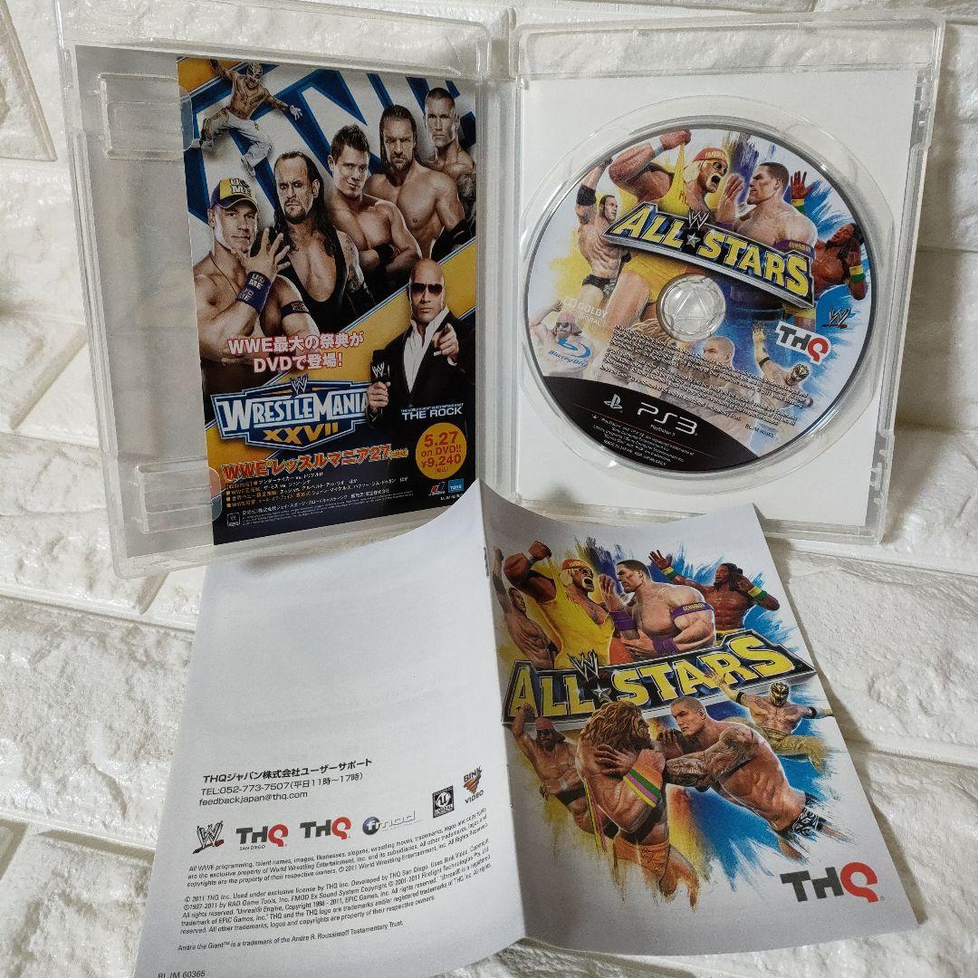 《PS３ゲーム》★THQ『 WWE All Stars 』※中古品・良品！