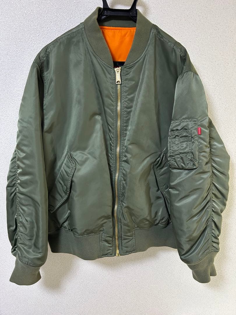 ジャケット・アウター Supreme globe MA-1 AOI