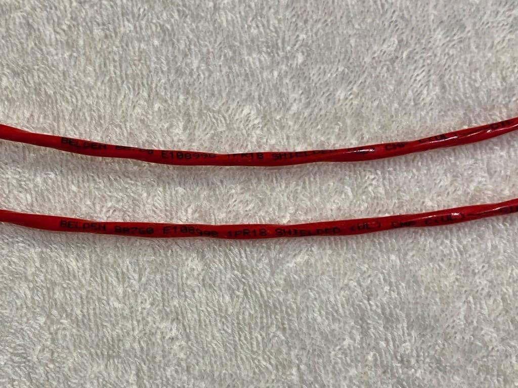 ☆BELDEN 88760 XLRメス-TRSフォンプラグ 1m 2本 新品