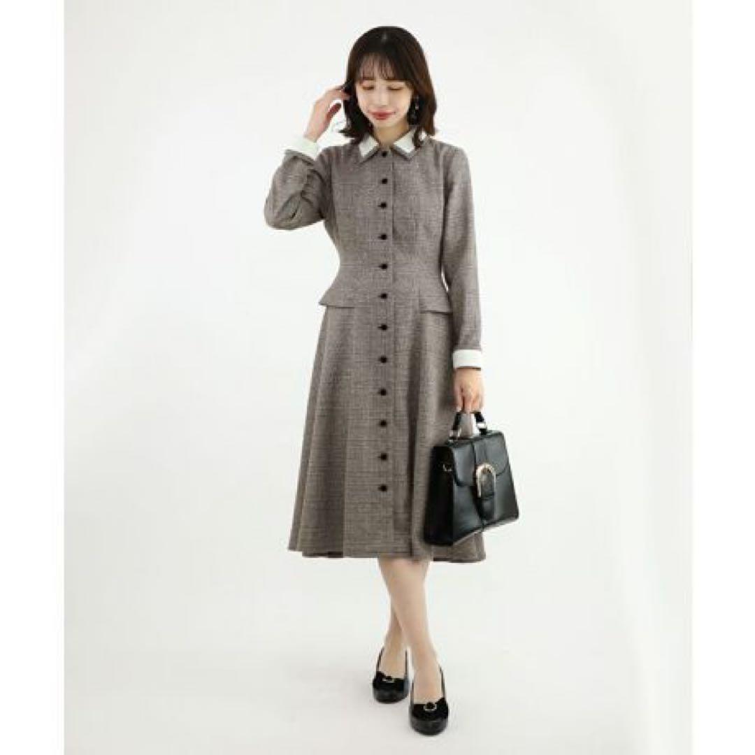 50sセットアップ風クレリックワンピース/an another angelus